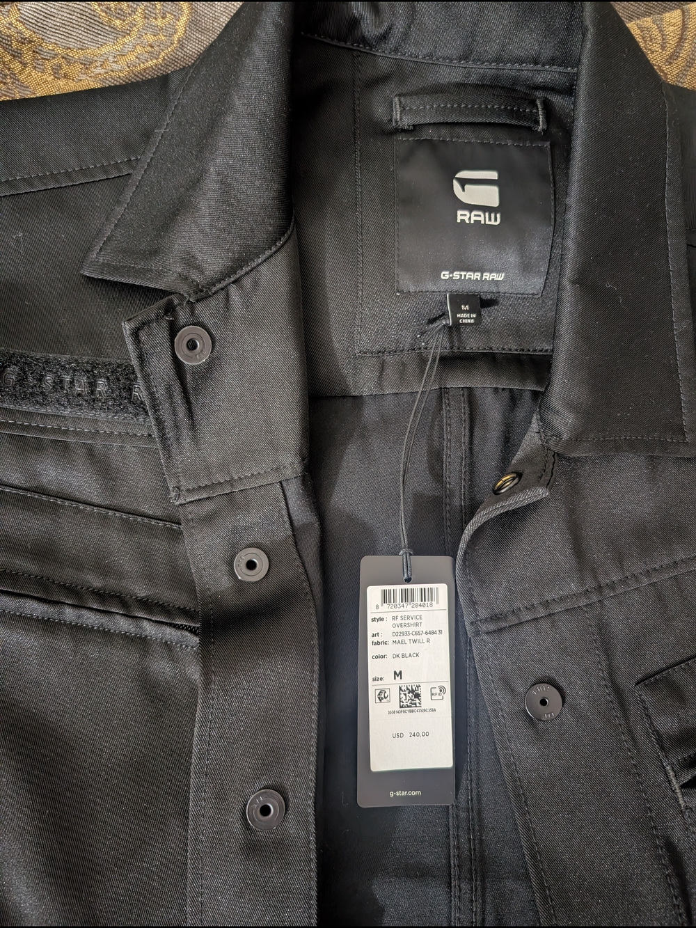 G-Star RAW Men's Black Jacket